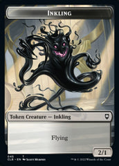 Warrior // Inkling Double-Sided Token [Commander Legends: Battle for Baldur's Gate Tokens] | Jomio and Rueliete's Cards and Comics
