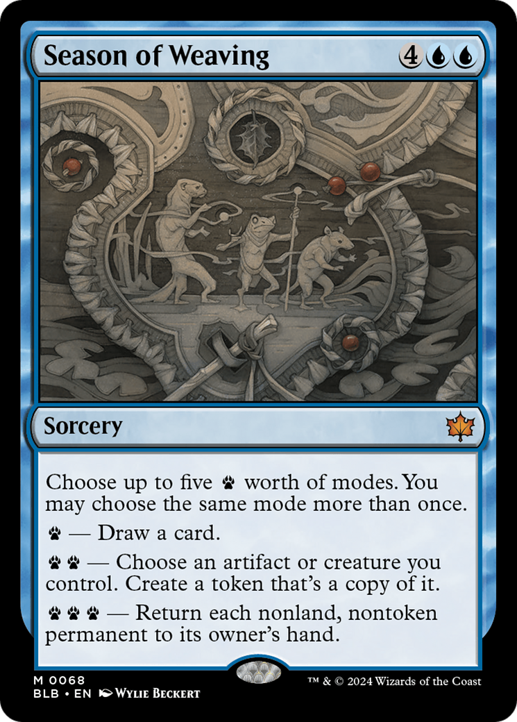 Season of Weaving [Bloomburrow] | Jomio and Rueliete's Cards and Comics