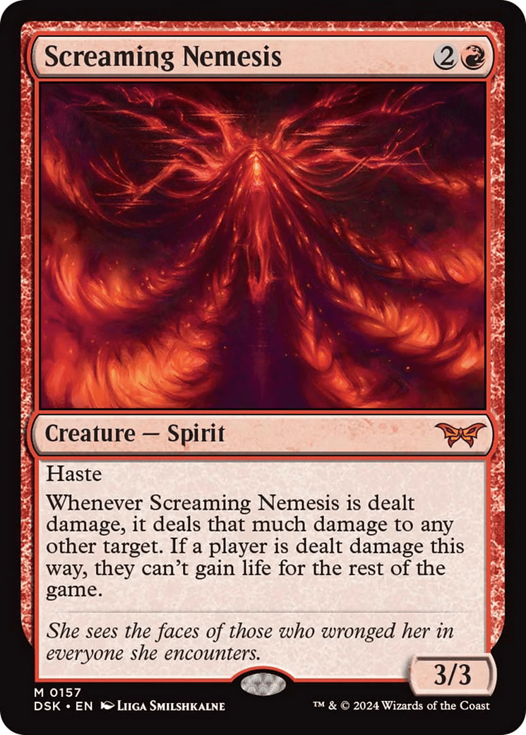 Screaming Nemesis [Duskmourn: House of Horror] | Jomio and Rueliete's Cards and Comics