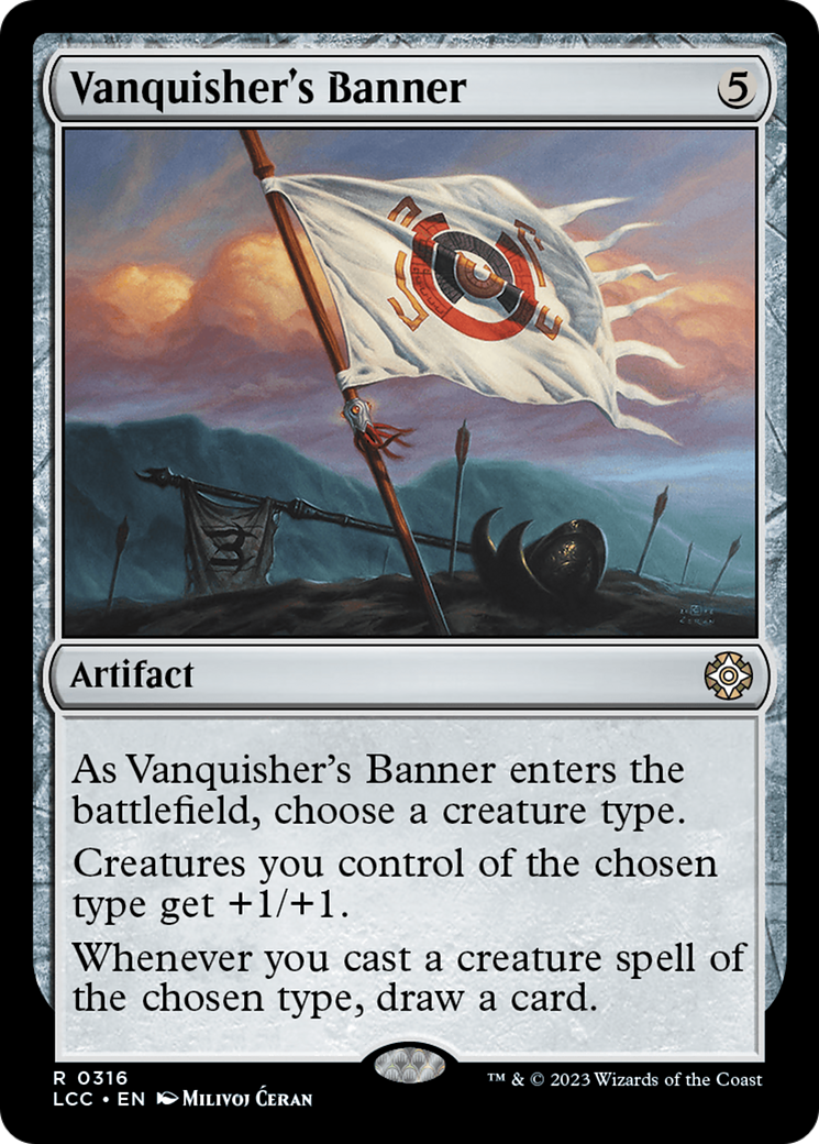 Vanquisher's Banner [The Lost Caverns of Ixalan Commander] | Jomio and Rueliete's Cards and Comics