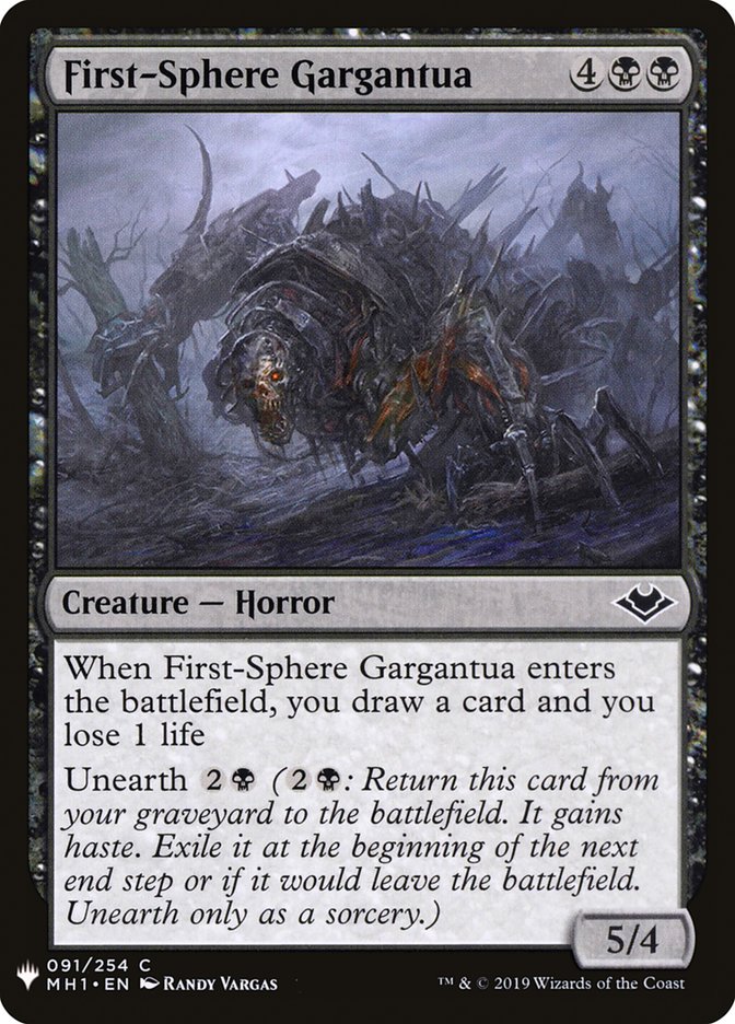 First-Sphere Gargantua [Mystery Booster] | Jomio and Rueliete's Cards and Comics