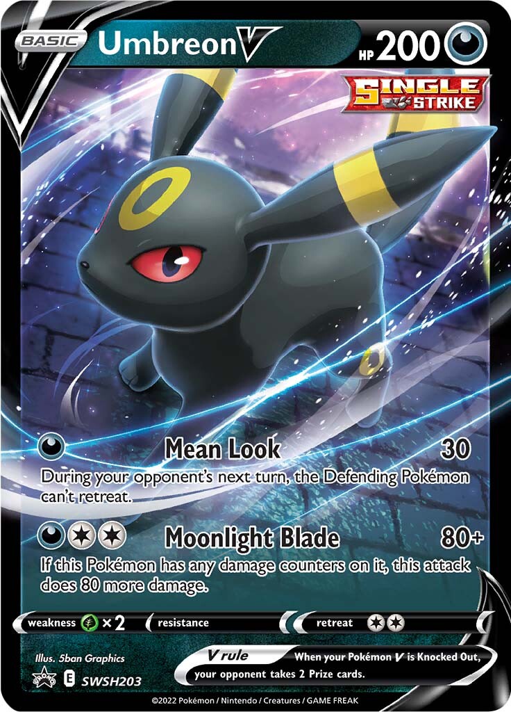 Umbreon V (SWSH203) [Sword & Shield: Black Star Promos] | Jomio and Rueliete's Cards and Comics