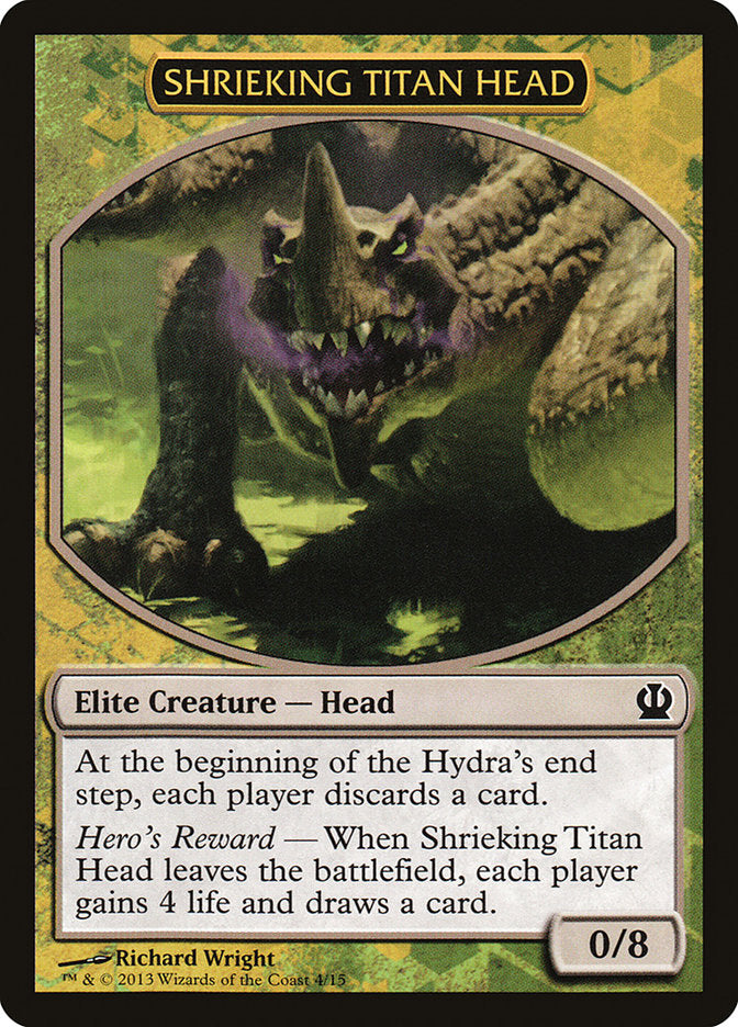 Shrieking Titan Head [Theros Face the Hydra] | Jomio and Rueliete's Cards and Comics