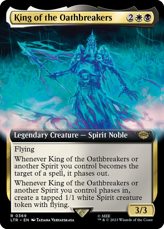 King of the Oathbreakers (Extended Art) [The Lord of the Rings: Tales of Middle-Earth] | Jomio and Rueliete's Cards and Comics