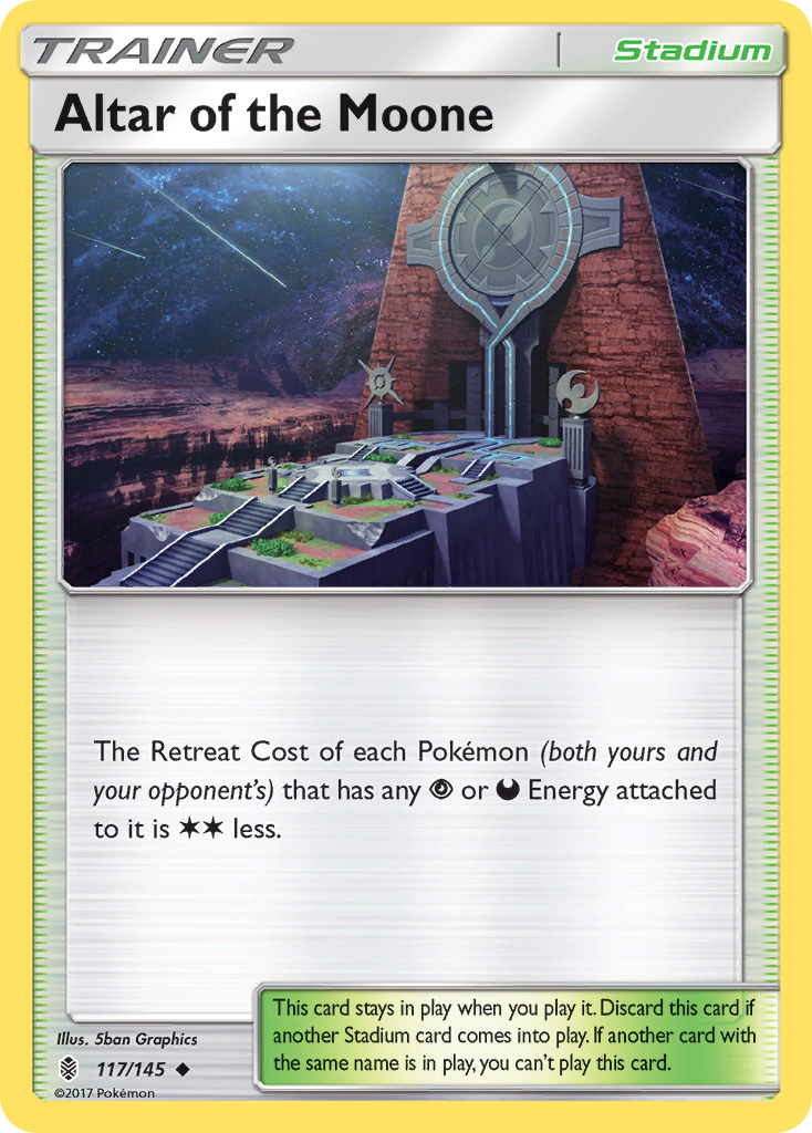 Altar of the Moone (117/145) [Sun & Moon: Guardians Rising] | Jomio and Rueliete's Cards and Comics