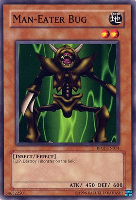 Man-Eater Bug [RP01-EN014] Common | Jomio and Rueliete's Cards and Comics