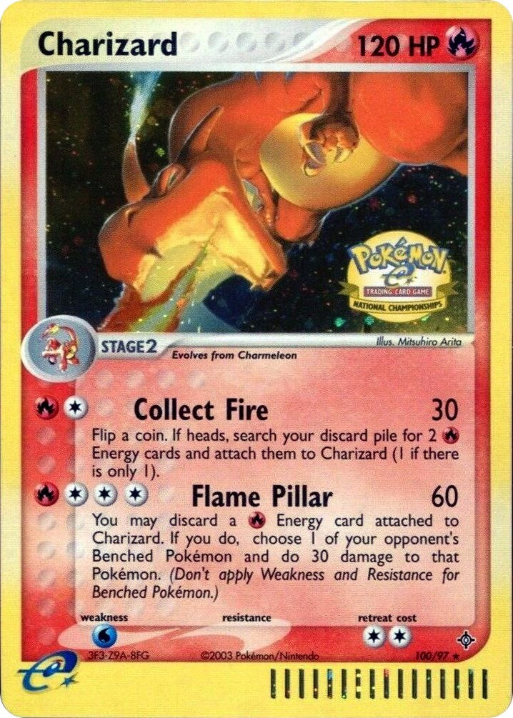 Charizard (100/097) (National Championships) [League & Championship Cards] | Jomio and Rueliete's Cards and Comics