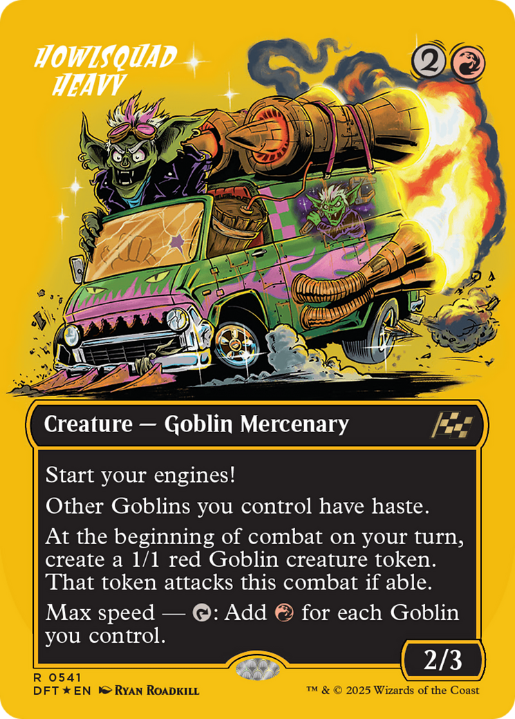 Howlsquad Heavy (Borderless) (First-Place Foil) [Aetherdrift] | Jomio and Rueliete's Cards and Comics