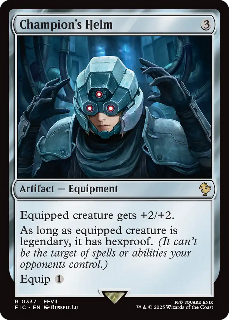 Champion's Helm [FINAL FANTASY Commander] | Jomio and Rueliete's Cards and Comics