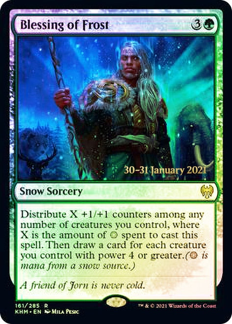 Blessing of Frost [Kaldheim Prerelease Promos] | Jomio and Rueliete's Cards and Comics