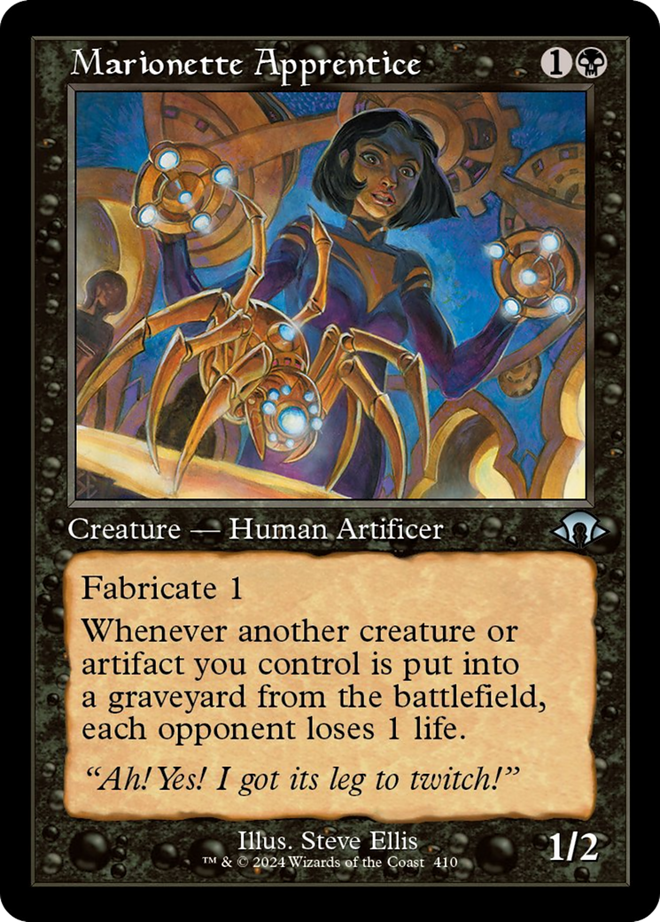Marionette Apprentice (Retro) [Modern Horizons 3] | Jomio and Rueliete's Cards and Comics