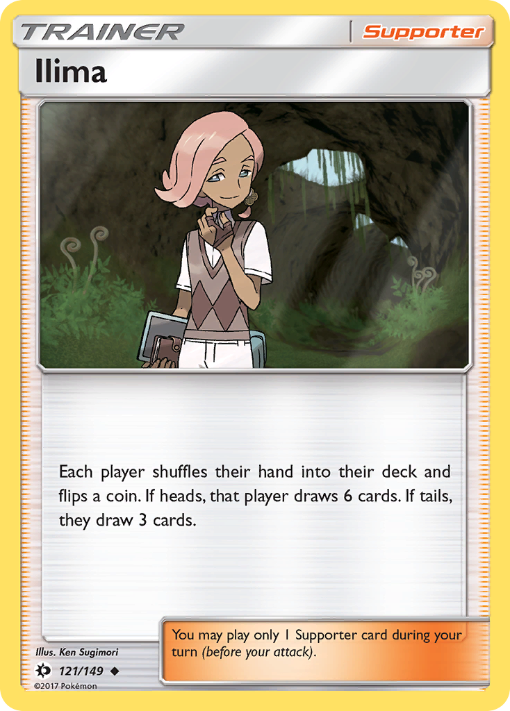 Ilima (121/149) [Sun & Moon: Base Set] | Jomio and Rueliete's Cards and Comics