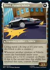 Prowl, Stoic Strategist // Prowl, Pursuit Vehicle [Transformers] | Jomio and Rueliete's Cards and Comics