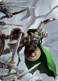 Maja, Bretagard Protector Art Card (Gold-Stamped Signature) [Kaldheim Art Series] | Jomio and Rueliete's Cards and Comics