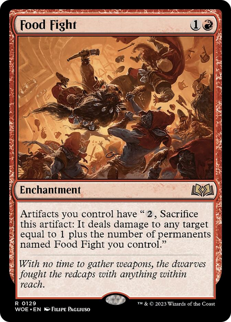 Food Fight [Wilds of Eldraine] | Jomio and Rueliete's Cards and Comics