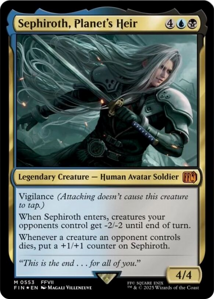Sephiroth, Planet's Heir [FINAL FANTASY] | Jomio and Rueliete's Cards and Comics