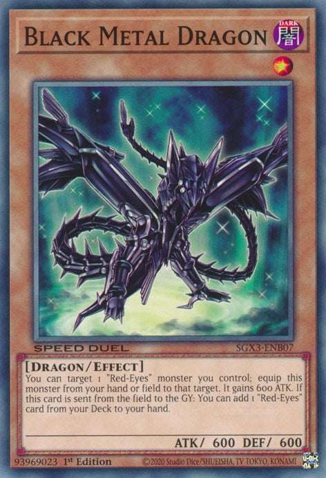 Black Metal Dragon [SGX3-ENB07] Common | Jomio and Rueliete's Cards and Comics