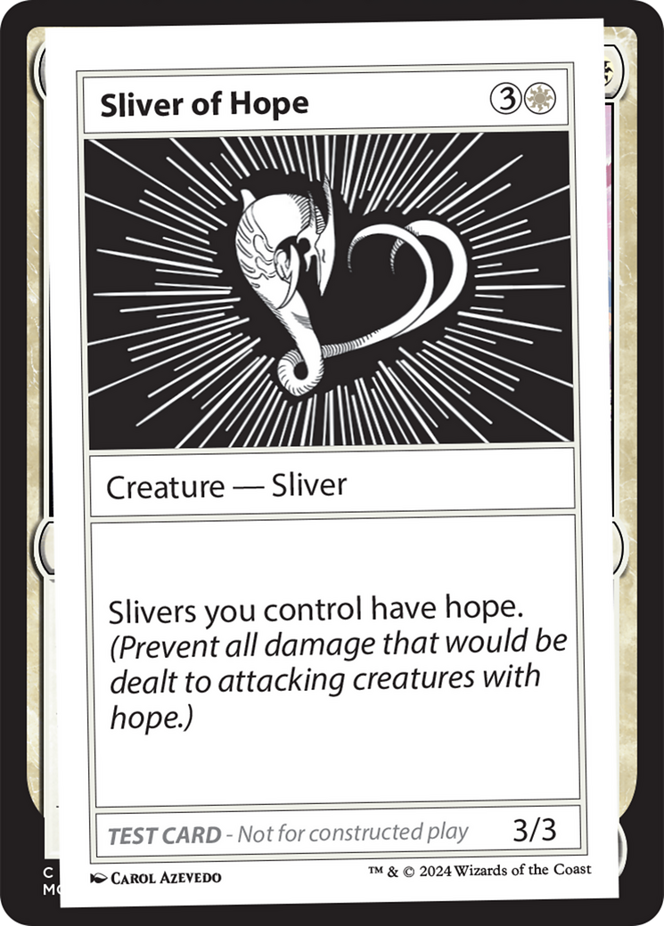 Sliver of Hope [Mystery Booster 2 Playtest Cards] | Jomio and Rueliete's Cards and Comics