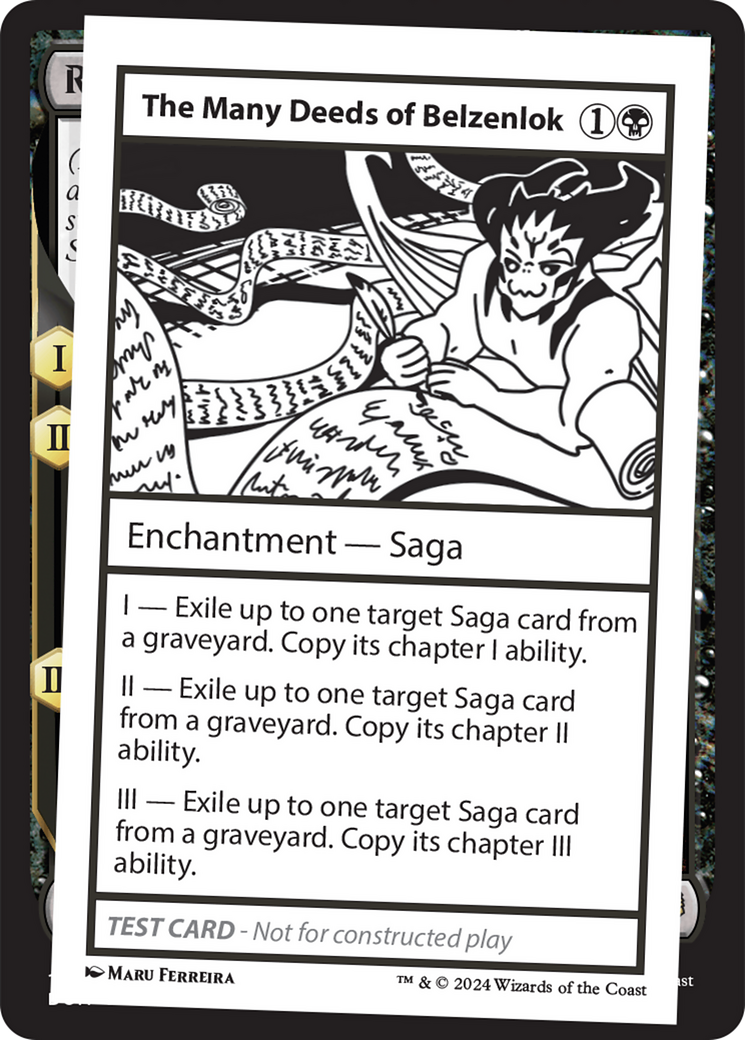 The Many Deeds of Belzenlok [Mystery Booster 2 Playtest Cards] | Jomio and Rueliete's Cards and Comics