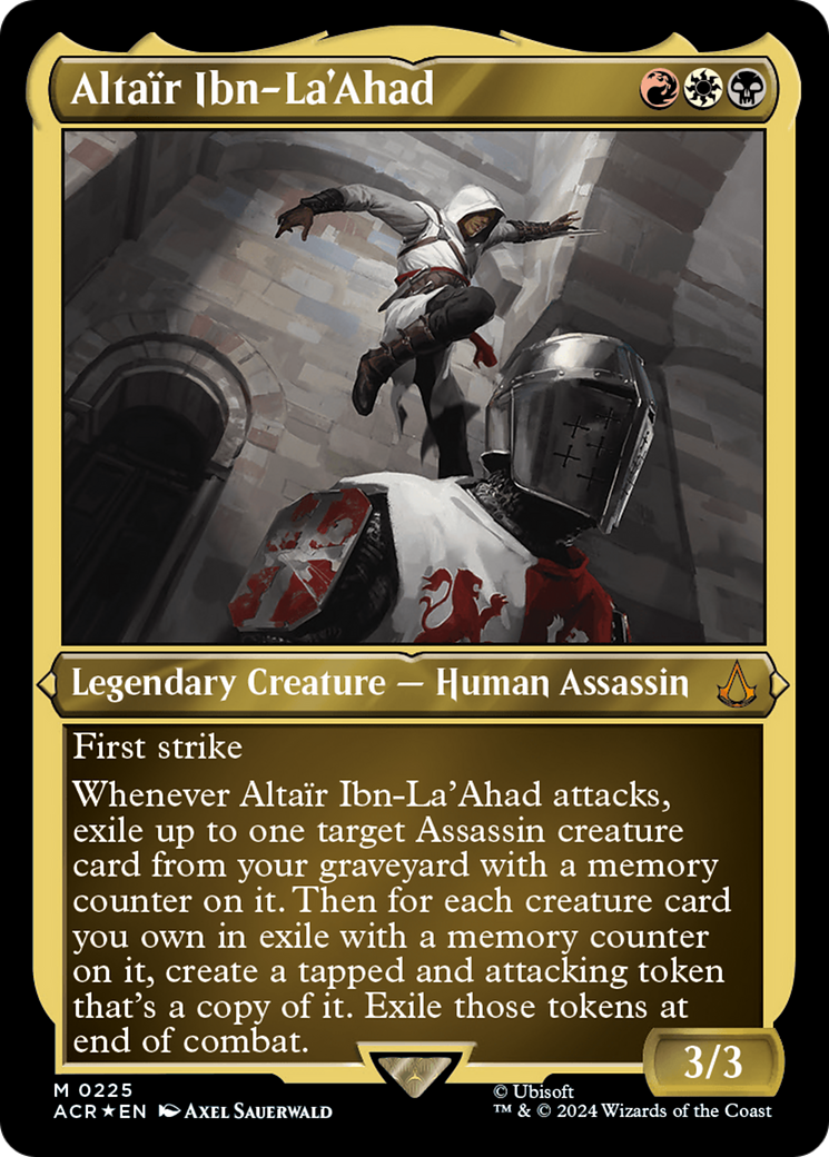 Altair Ibn-La'Ahad (Foil Etched) [Assassin's Creed] | Jomio and Rueliete's Cards and Comics
