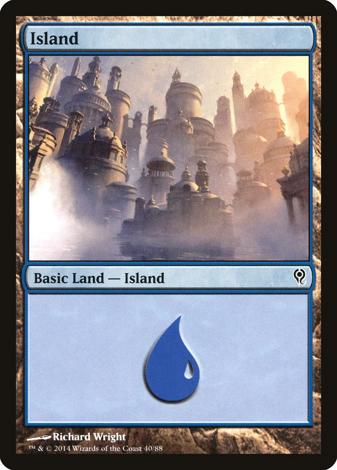 Island (40) [Duel Decks: Jace vs. Vraska] | Jomio and Rueliete's Cards and Comics