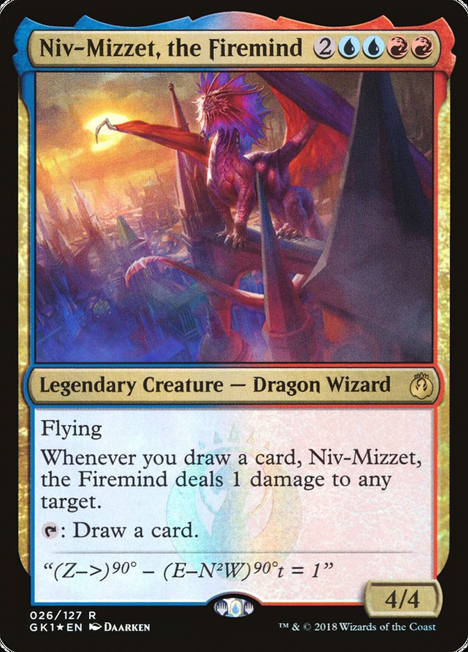 Niv-Mizzet, the Firemind [Guilds of Ravnica Guild Kit] | Jomio and Rueliete's Cards and Comics