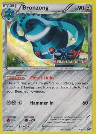 Bronzong (XY21) (Staff) [XY: Black Star Promos] | Jomio and Rueliete's Cards and Comics