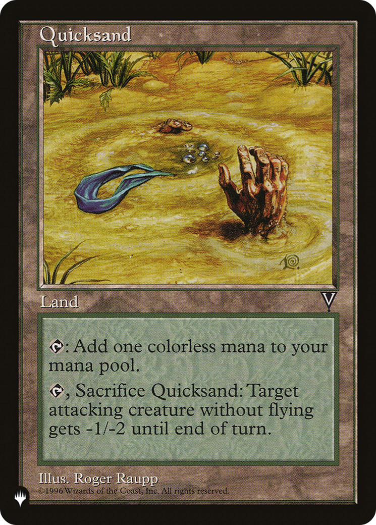 Quicksand [The List] | Jomio and Rueliete's Cards and Comics