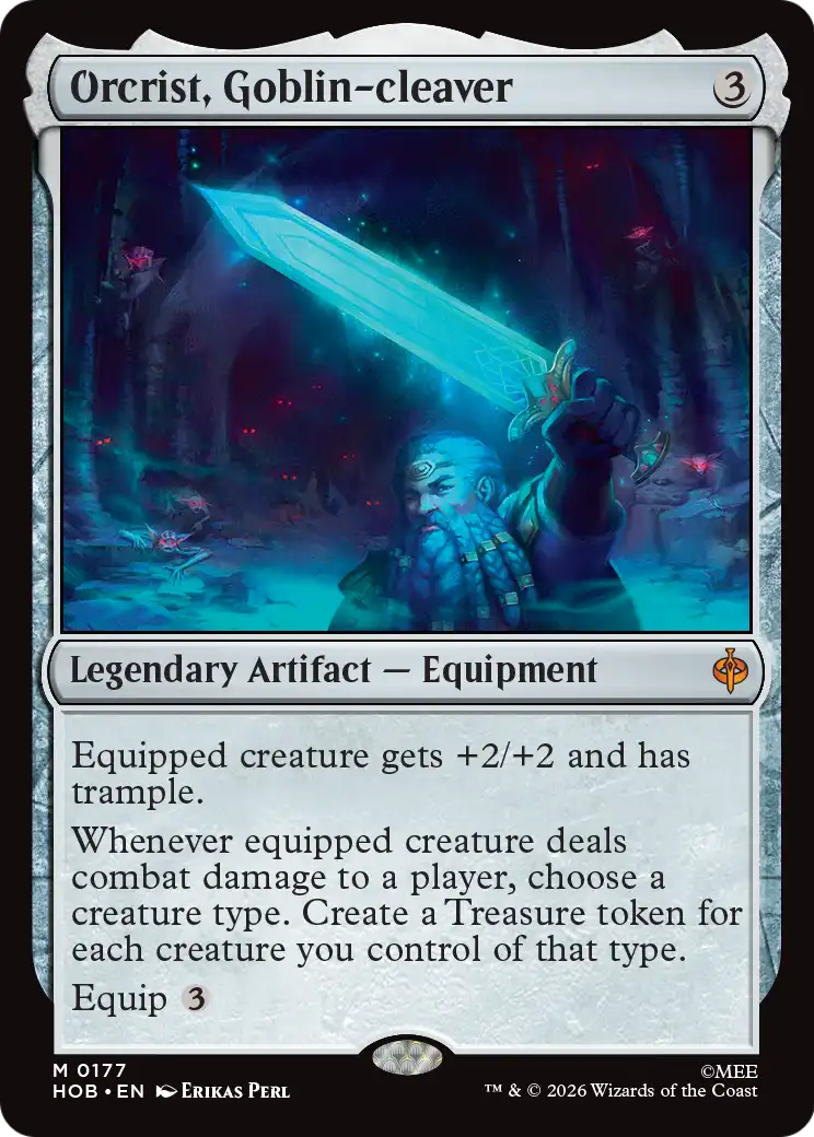 Orcrist, Goblin-cleaver [The Hobbit] | Jomio and Rueliete's Cards and Comics