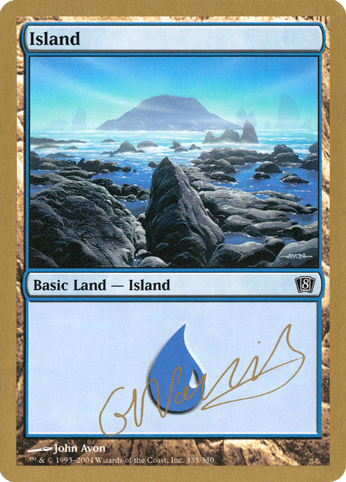 Island (gn335) (Gabriel Nassif) [World Championship Decks 2004] | Jomio and Rueliete's Cards and Comics