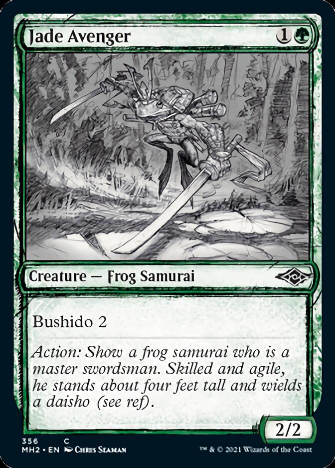 Jade Avenger (Sketch) [Modern Horizons 2] | Jomio and Rueliete's Cards and Comics