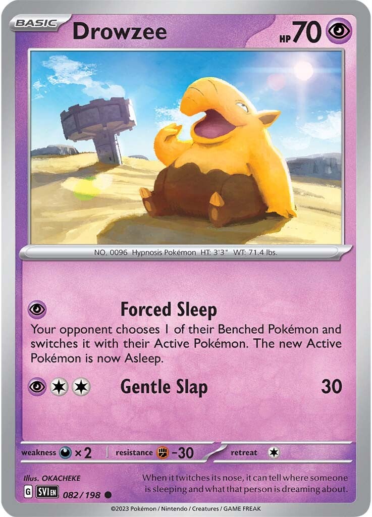 Drowzee (082/198) [Scarlet & Violet: Base Set] | Jomio and Rueliete's Cards and Comics