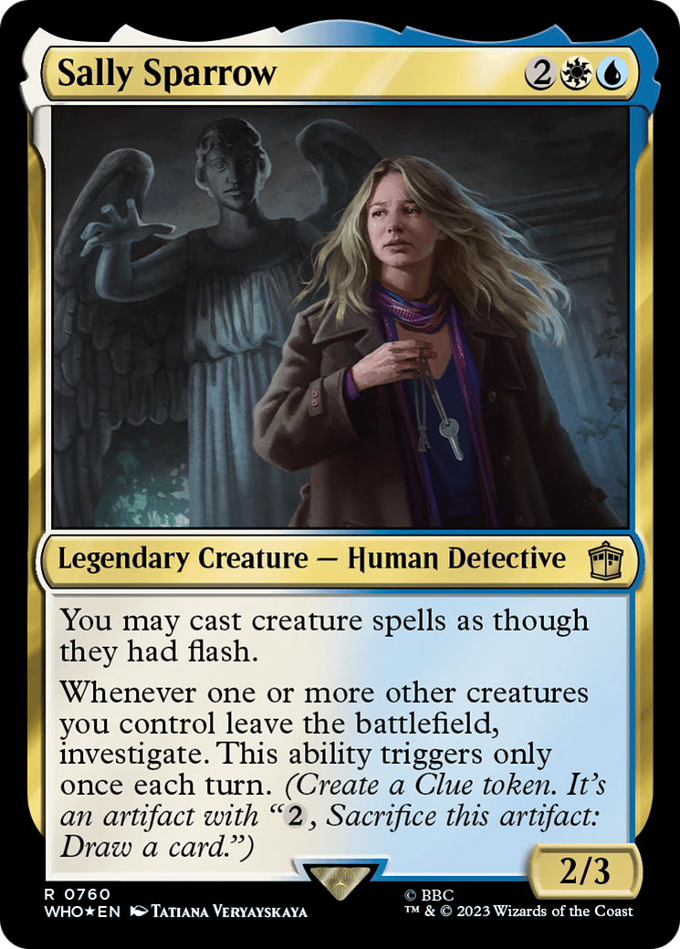 Sally Sparrow (Surge Foil) [Doctor Who] | Jomio and Rueliete's Cards and Comics