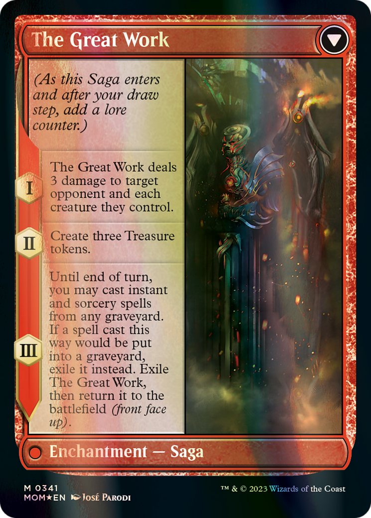 Urabrask // The Great Work (Serialized) [March of the Machine] | Jomio and Rueliete's Cards and Comics