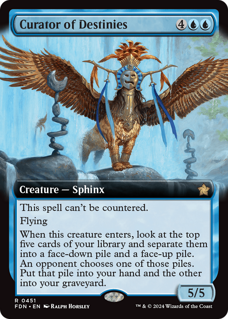 Curator of Destinies (Extended Art) [Foundations] | Jomio and Rueliete's Cards and Comics