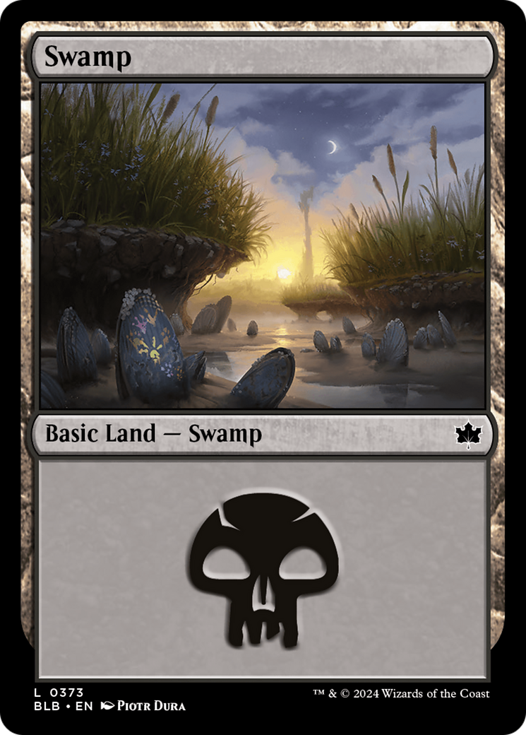 Swamp (0373) [Bloomburrow] | Jomio and Rueliete's Cards and Comics