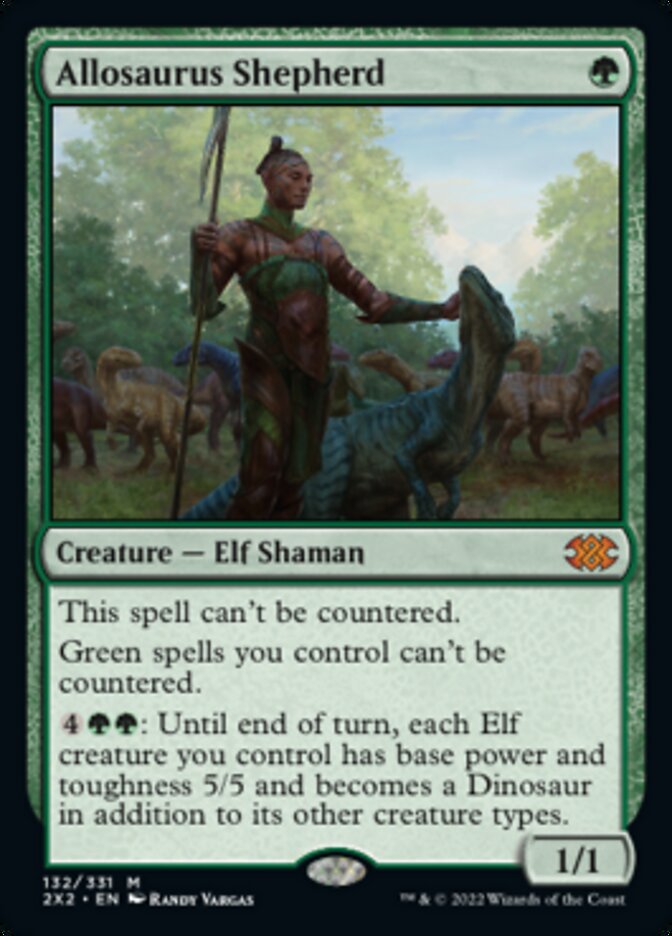 Allosaurus Shepherd [Double Masters 2022] | Jomio and Rueliete's Cards and Comics