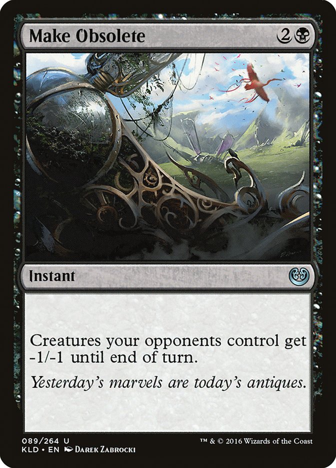 Make Obsolete [Kaladesh] | Jomio and Rueliete's Cards and Comics