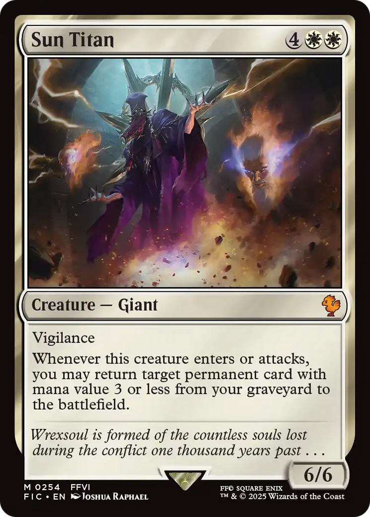 Sun Titan [FINAL FANTASY Commander] | Jomio and Rueliete's Cards and Comics
