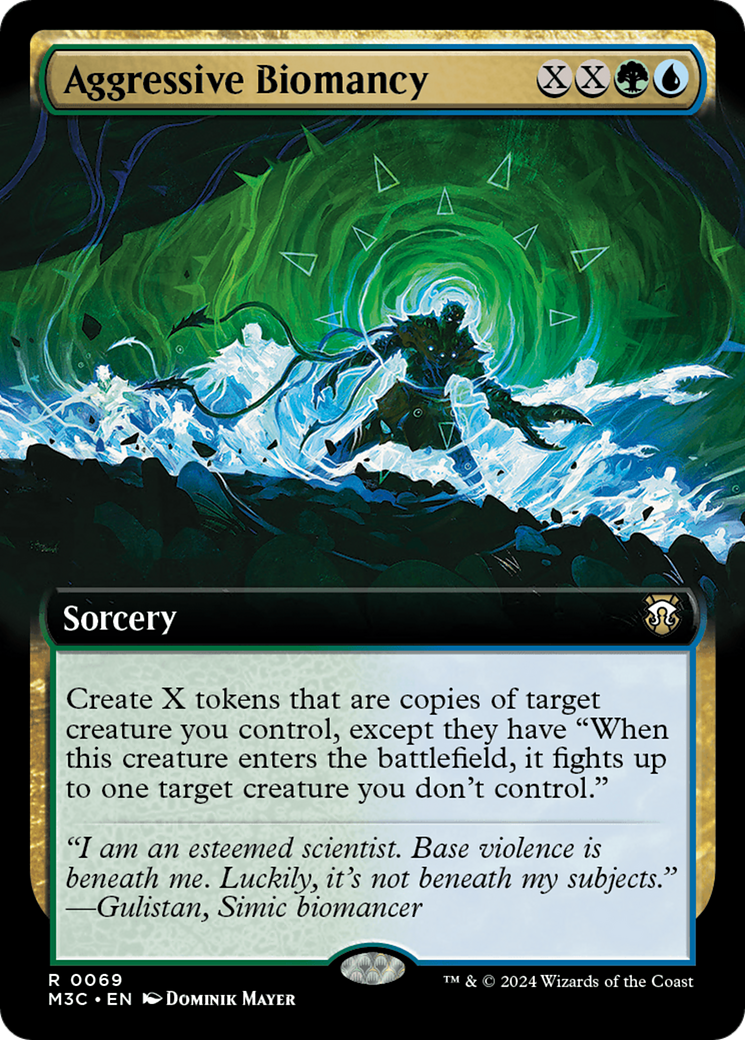 Aggressive Biomancy (Extended Art) [Modern Horizons 3 Commander] | Jomio and Rueliete's Cards and Comics
