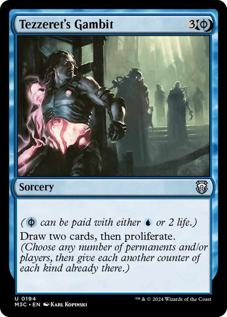 Tezzeret's Gambit (Ripple Foil) [Modern Horizons 3 Commander] | Jomio and Rueliete's Cards and Comics