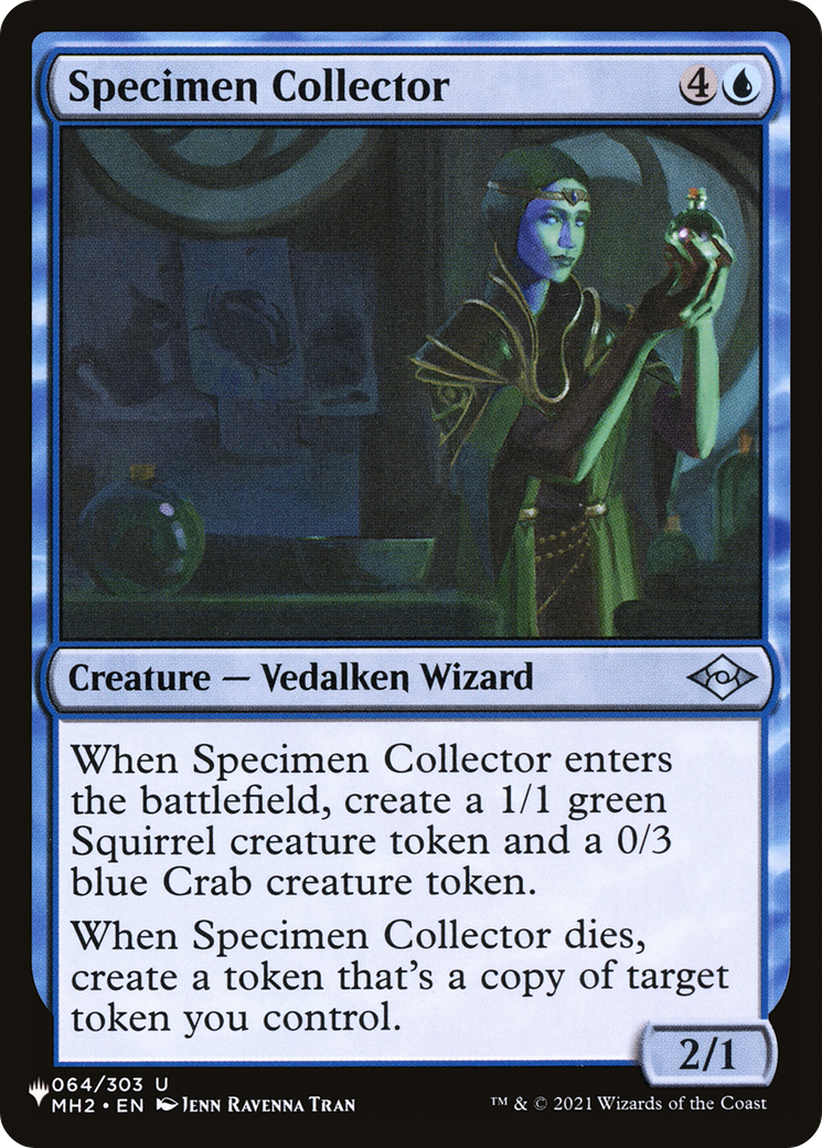 Specimen Collector [The List] | Jomio and Rueliete's Cards and Comics
