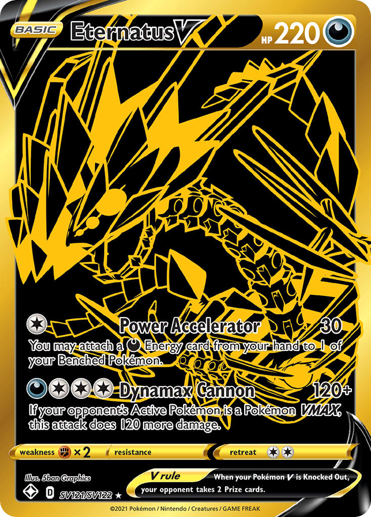 Eternatus V (SV121/SV122) [Sword & Shield: Shining Fates] | Jomio and Rueliete's Cards and Comics