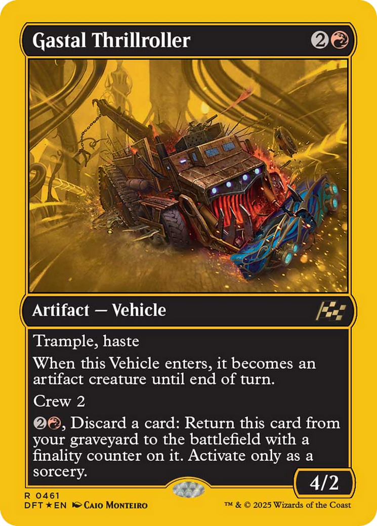 Gastal Thrillroller (First-Place Foil) [Aetherdrift] | Jomio and Rueliete's Cards and Comics