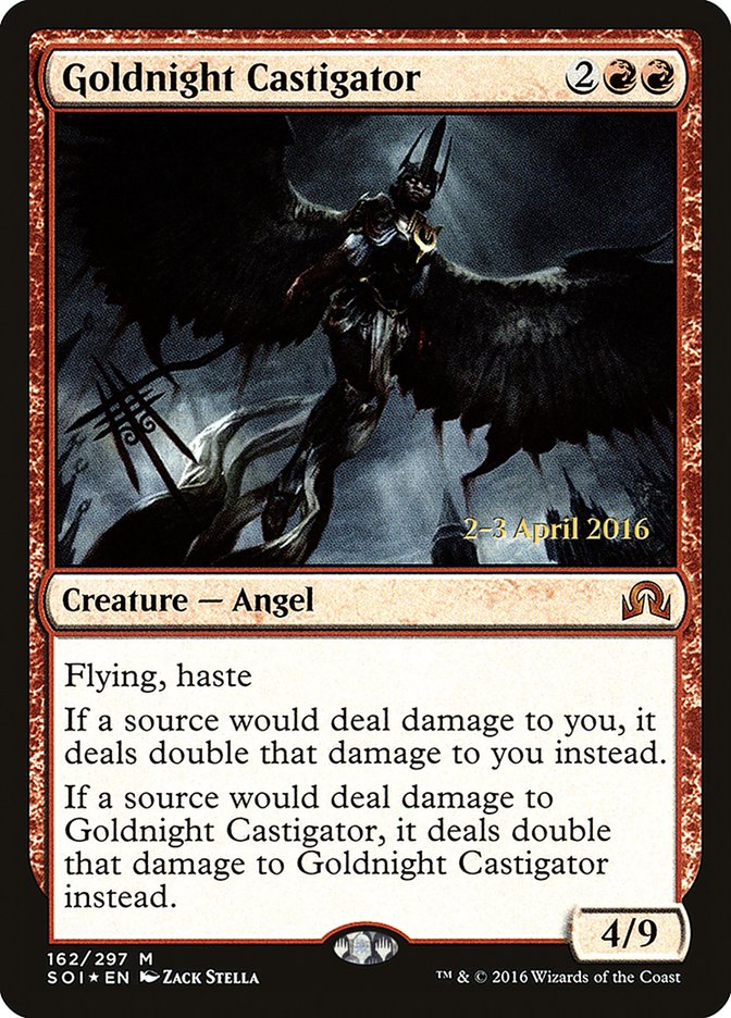 Goldnight Castigator [Shadows over Innistrad Prerelease Promos] | Jomio and Rueliete's Cards and Comics