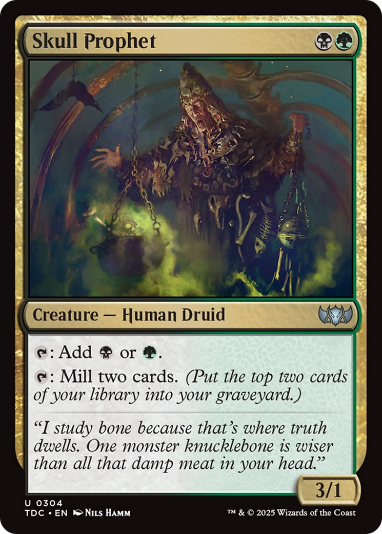 Skull Prophet [Tarkir: Dragonstorm Commander] | Jomio and Rueliete's Cards and Comics