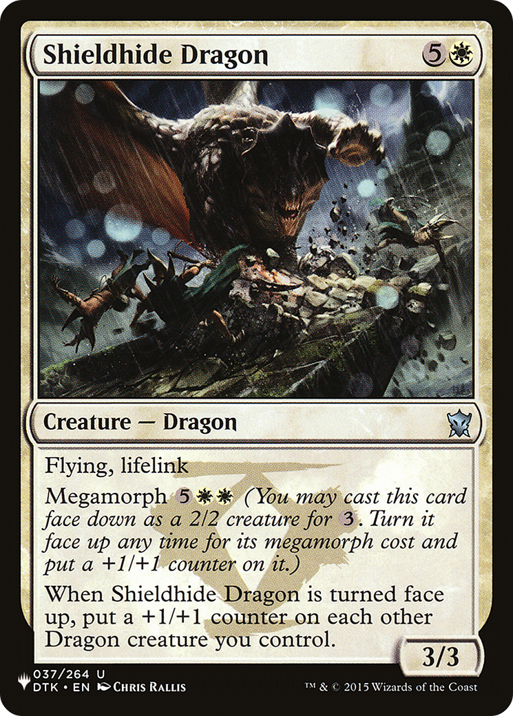 Shieldhide Dragon [The List] | Jomio and Rueliete's Cards and Comics