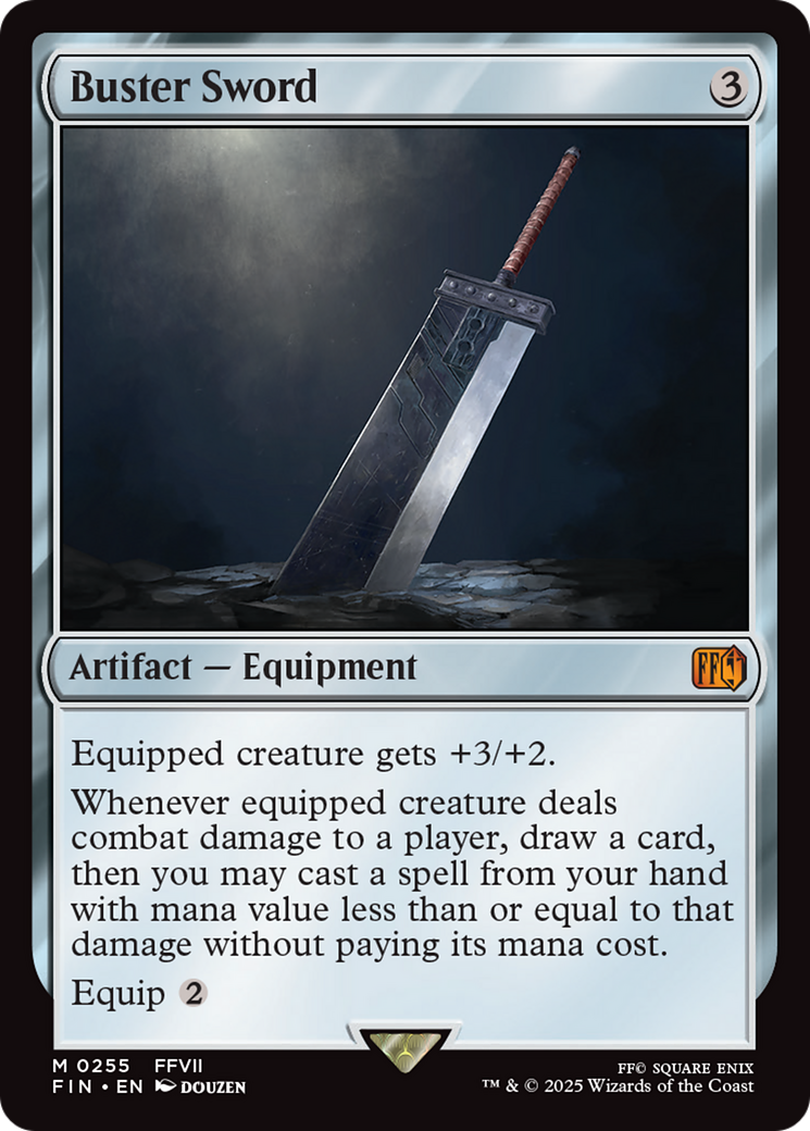 Buster Sword [FINAL FANTASY] | Jomio and Rueliete's Cards and Comics
