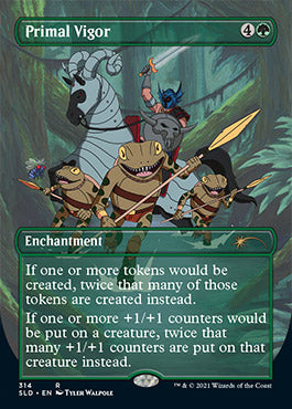 Primal Vigor (Borderless) [Secret Lair Drop Series] | Jomio and Rueliete's Cards and Comics