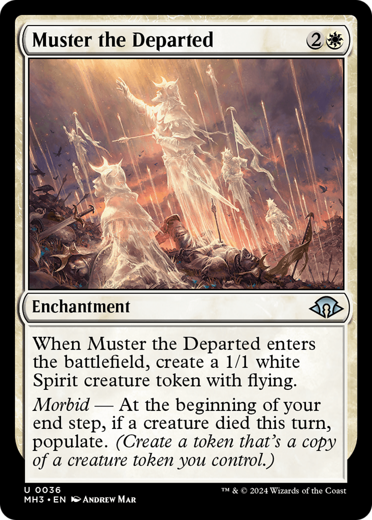 Muster the Departed [Modern Horizons 3] | Jomio and Rueliete's Cards and Comics